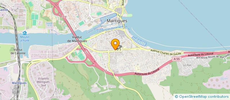 localisation de l'entreprise MONSIEUR NICOLAS CHARLIER à MARTIGUES