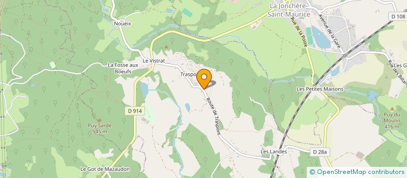 localisation de l'entreprise MONSIEUR NICOLAS CHARLOT  SAINT-LAURENT-LES-EGLISES