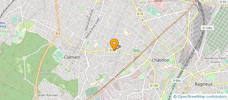 localisation de l'entreprise MONSIEUR NICOLAS CHARLOT à CHATILLON