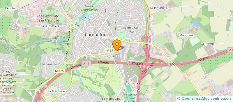 localisation de l'entreprise MONSIEUR NICOLAS CHARTIER à CARQUEFOU