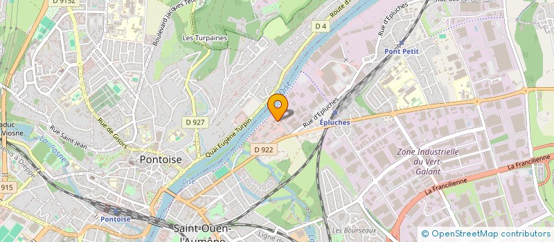 localisation de l'entreprise MONSIEUR NICOLAS CHARVY  SAINT-OUEN-L'AUMONE