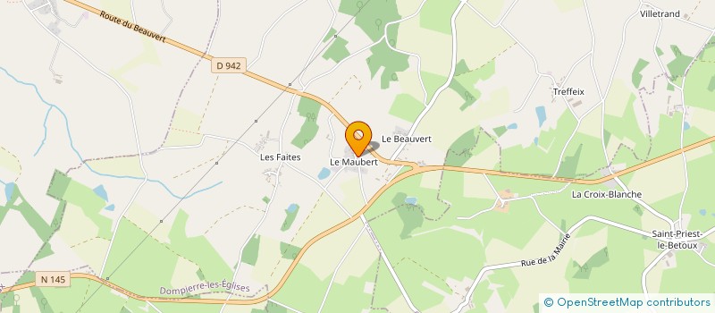 localisation de l'entreprise MONSIEUR NICOLAS CHASSERIEAU à DOMPIERRE-LES-EGLISES
