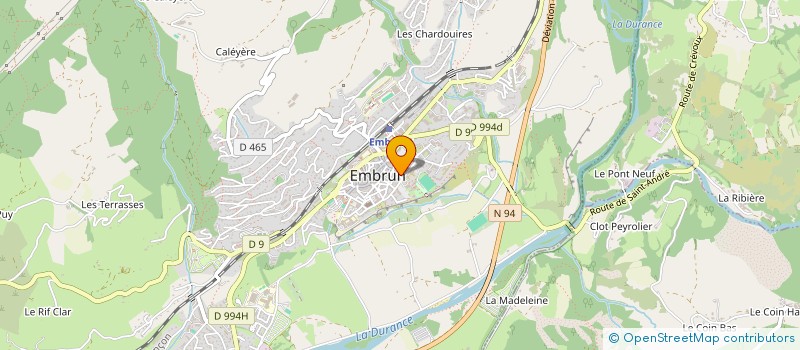 localisation de l'entreprise MONSIEUR NICOLAS CHASTRUSSE  LES ORRES