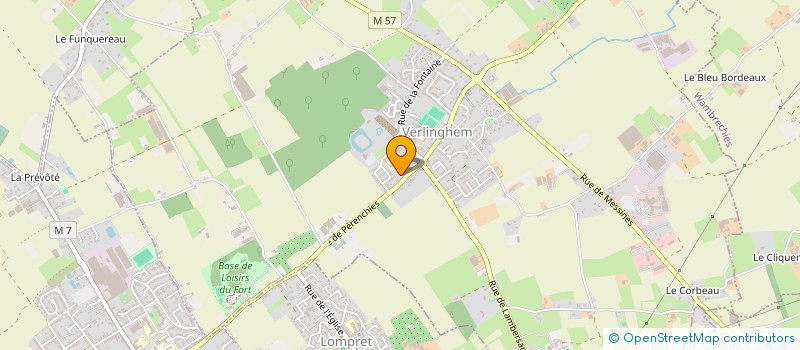 localisation de l'entreprise MONSIEUR NICOLAS CHATELAIN  VERLINGHEM