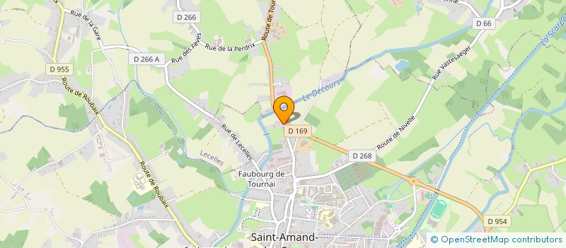 localisation de l'entreprise MONSIEUR NICOLAS CHATELAIN  SAINT-AMAND-LES-EAUX