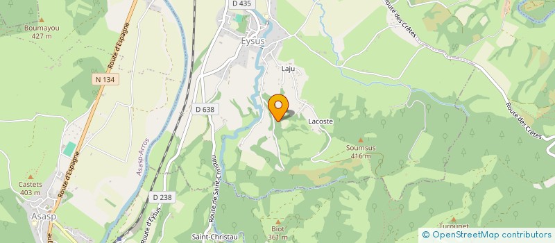 localisation de l'entreprise MONSIEUR NICOLAS CHATELET  EYSUS