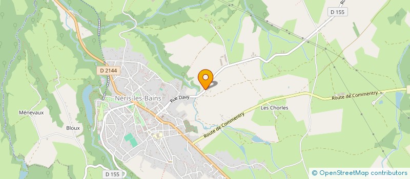 localisation de l'entreprise MONSIEUR NICOLAS CHATELIN à NERIS-LES-BAINS
