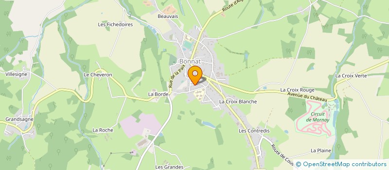 localisation de l'entreprise MONSIEUR NICOLAS CHAUBRON à BONNAT