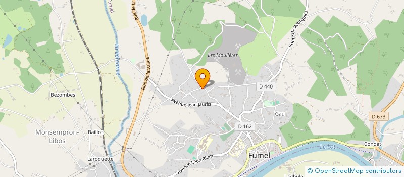 localisation de l'entreprise MONSIEUR NICOLAS CHAUVEAU  FUMEL