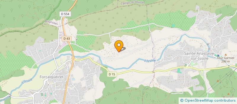 localisation de l'entreprise MONSIEUR NICOLAS CHAUVIN  FORCALQUEIRET