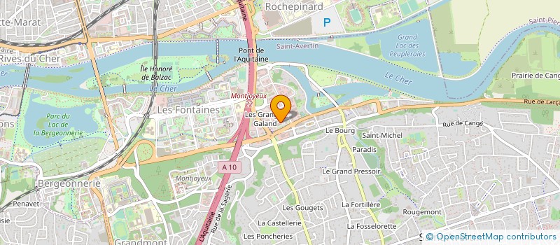 localisation de l'entreprise MONSIEUR NICOLAS CHAUVINEAU  SAINT-AVERTIN