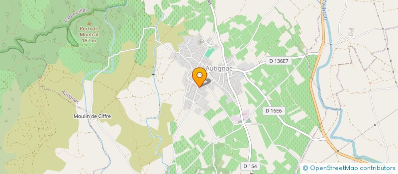 localisation de l'entreprise MONSIEUR NICOLAS CHAUVOT à AUTIGNAC