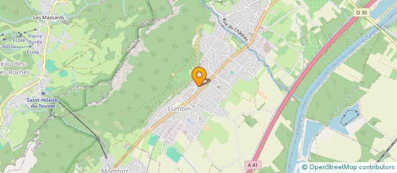 localisation de l'entreprise MONSIEUR NICOLAS CHAUX  LUMBIN