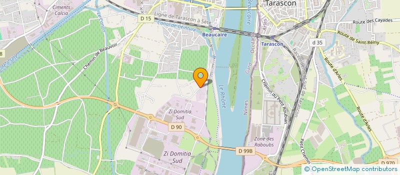 localisation de l'entreprise MONSIEUR NICOLAS CHAZEE  BEAUCAIRE