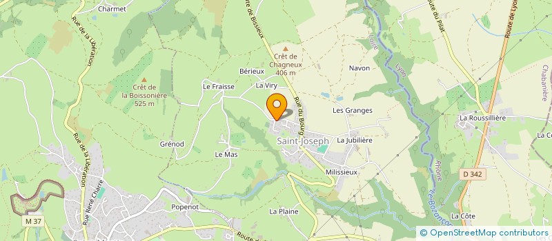 localisation de l'entreprise MONSIEUR NICOLAS CHAZOT à SAINT-JOSEPH