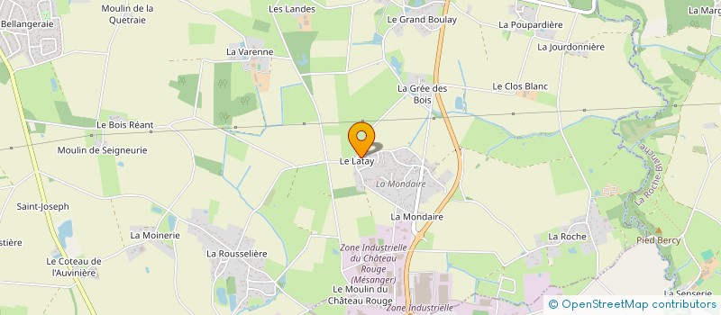 localisation de l'entreprise MONSIEUR NICOLAS CHENE  MESANGER