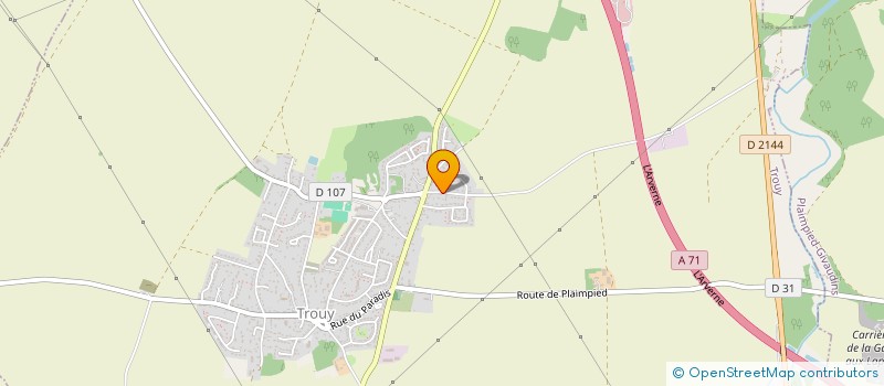 localisation de l'entreprise MONSIEUR NICOLAS CHENEVIERE à TROUY