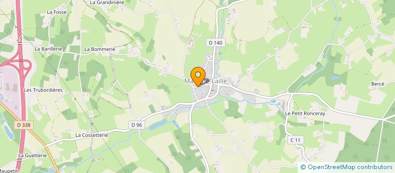 localisation de l'entreprise MONSIEUR NICOLAS CHENON  MARIGNE-LAILLE