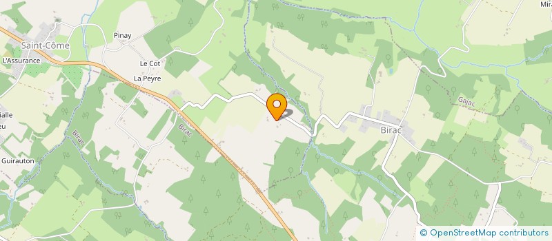 localisation de l'entreprise MONSIEUR NICOLAS CHENU  BAZAS