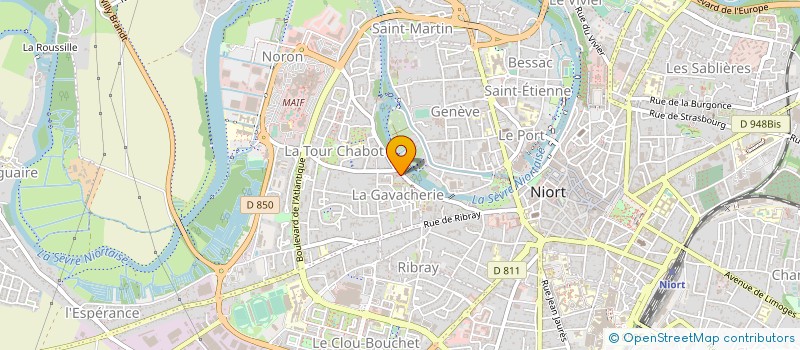 localisation de l'entreprise MONSIEUR NICOLAS CHENUSSON  NIORT