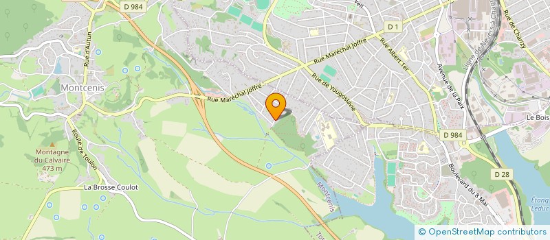 localisation de l'entreprise MONSIEUR NICOLAS CHERITEL  MONTCENIS