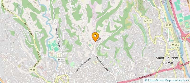 localisation de l'entreprise MONSIEUR NICOLAS CHERON  CAGNES-SUR-MER