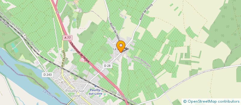 localisation de l'entreprise MONSIEUR NICOLAS CHERRIER  POUILLY-SUR-LOIRE