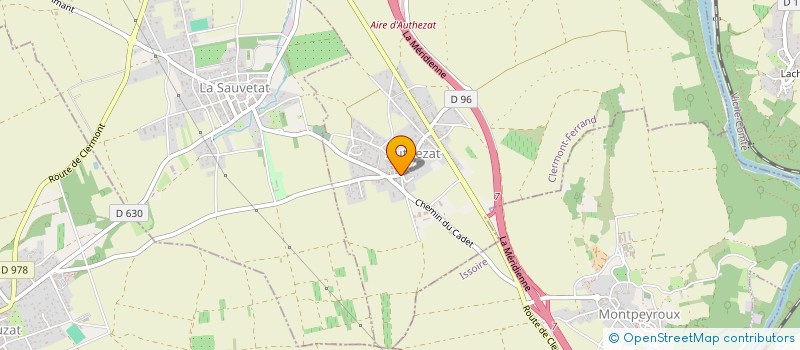 localisation de l'entreprise MONSIEUR NICOLAS CHERVALIER  AUTHEZAT