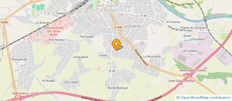 localisation de l'entreprise MONSIEUR NICOLAS CHEVALIER  SAINT-SULPICE-LA-POINTE