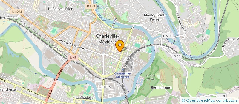 localisation de l'entreprise MONSIEUR NICOLAS CHEVALIER à CHARLEVILLE-MEZIERES
