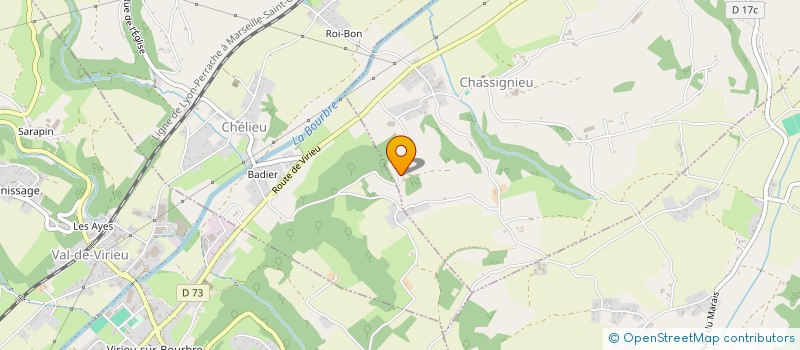 localisation de l'entreprise MONSIEUR NICOLAS CHEVALLET  CHASSIGNIEU