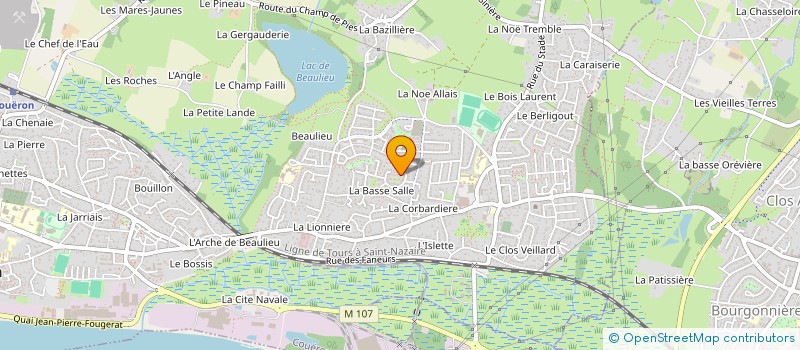 localisation de l'entreprise MONSIEUR NICOLAS CHEVREUL à COUERON