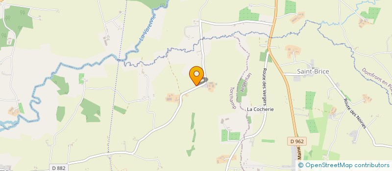 localisation de l'entreprise MONSIEUR NICOLAS CHEVRIER  TORCHAMP