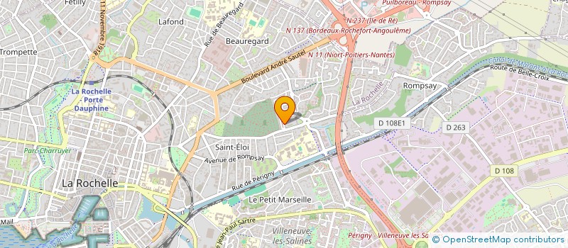 localisation de l'entreprise MONSIEUR NICOLAS CHIASSON  LA ROCHELLE