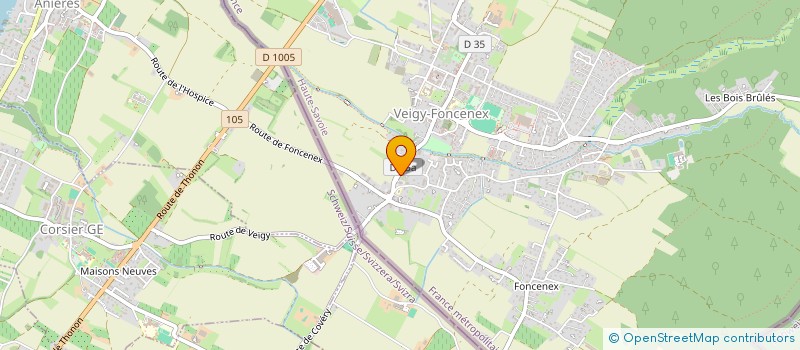 localisation de l'entreprise MONSIEUR NICOLAS CHIDYVAR  VEIGY-FONCENEX