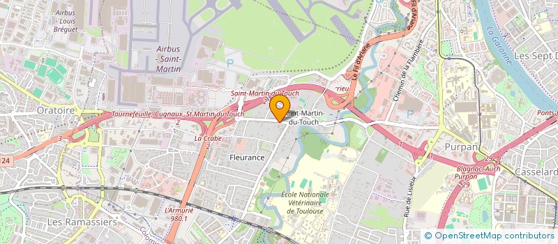 localisation de l'entreprise MONSIEUR NICOLAS CHIRON  TOULOUSE