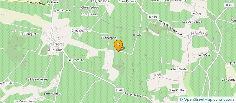 localisation de l'entreprise MONSIEUR NICOLAS CHOLLET à VERRIERES