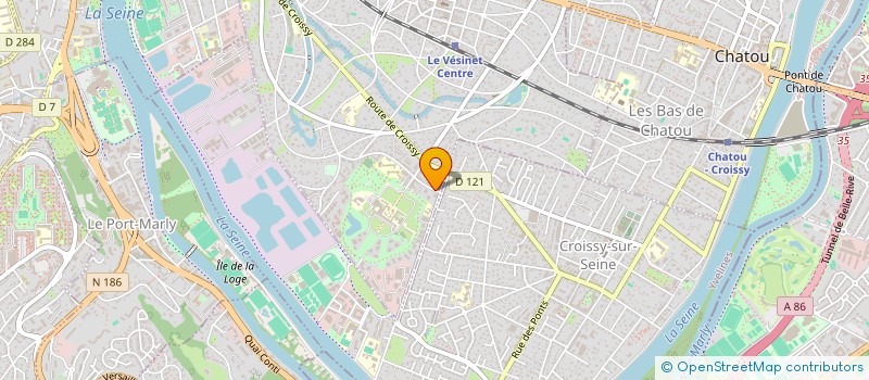 localisation de l'entreprise MONSIEUR NICOLAS CHOLLET  LE VESINET