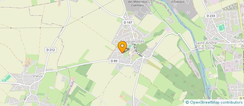 localisation de l'entreprise MONSIEUR NICOLAS CHOPIN  FEUGUEROLLES-BULLY