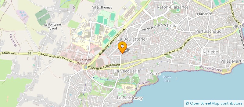 localisation de l'entreprise MONSIEUR NICOLAS CHRETIEN  SAINT-NAZAIRE