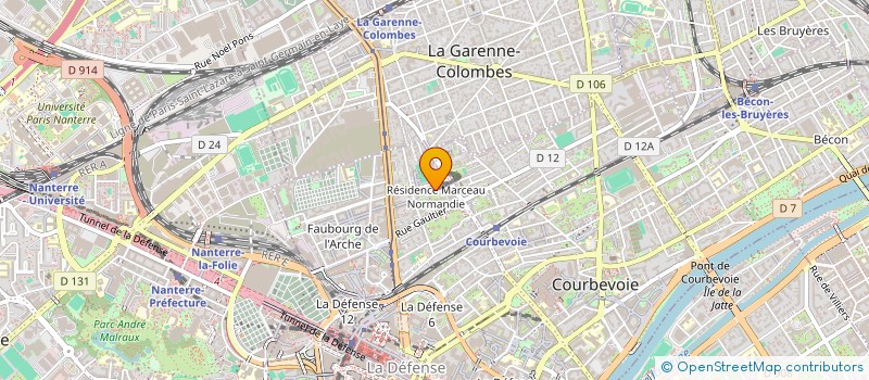 localisation de l'entreprise MONSIEUR NICOLAS CHRETIEN à COURBEVOIE