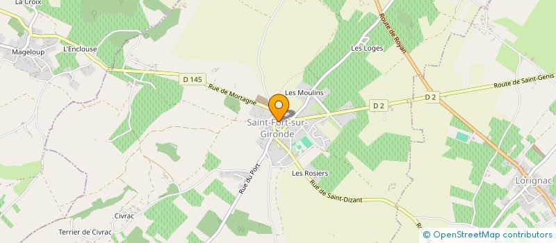 localisation de l'entreprise MONSIEUR NICOLAS CHRETIEN  SAINT-FORT-SUR-GIRONDE