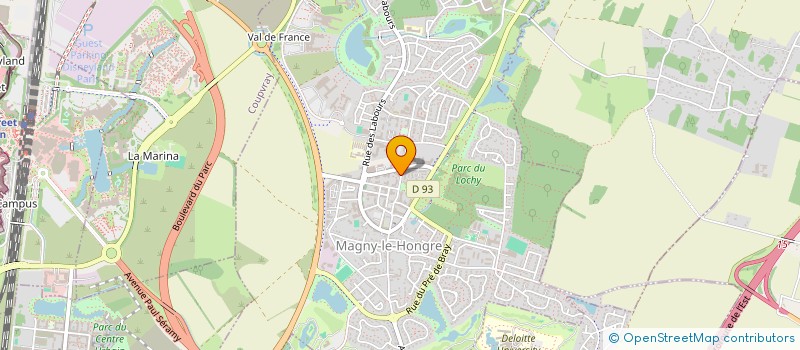 localisation de l'entreprise MONSIEUR NICOLAS CHRISMENT  MAGNY-LE-HONGRE