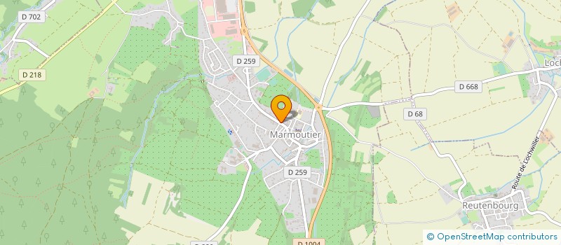 localisation de l'entreprise MONSIEUR NICOLAS CHRISTEN  MARMOUTIER