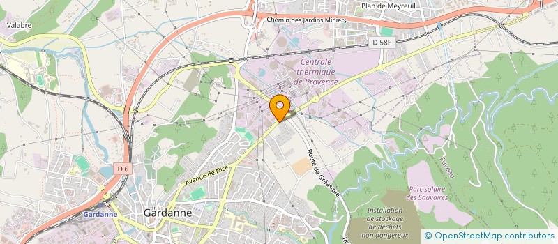 localisation de l'entreprise MONSIEUR NICOLAS CHRISTIAN CH CARLETTO  GARDANNE