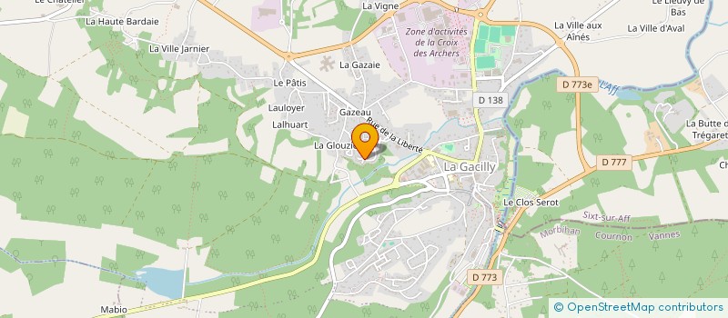 localisation de l'entreprise MONSIEUR NICOLAS CHRISTMANN à LA GACILLY