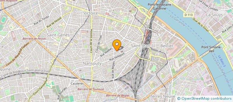 localisation de l'entreprise MONSIEUR NICOLAS CHRISTOFLOUR  BORDEAUX