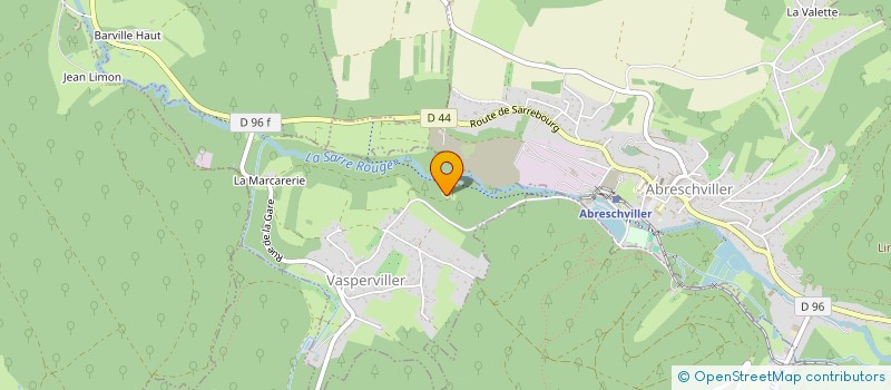 localisation de l'entreprise MONSIEUR NICOLAS CHRISTOPHE  VASPERVILLER