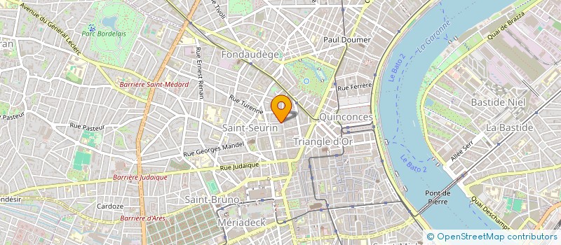 localisation de l'entreprise MONSIEUR NICOLAS CHRISTOPHE  BORDEAUX