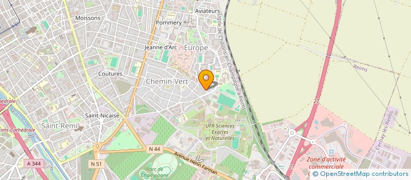localisation de l'entreprise MONSIEUR NICOLAS CHUMILLAS à REIMS
